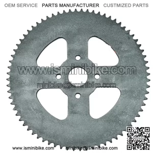 72T, 420 Chain Mini Bike Sprocket; Coleman Ct 200, Baja Warrior, Trailmaster