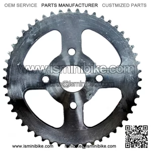 50T, 420 Chain Mini Bike Sprocket: Coleman, Baja Warrior, Trailmaster