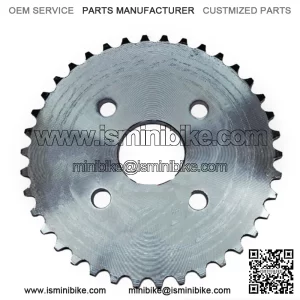 38T, 420 Chain Mini Bike Sprocket: Coleman, Baja Warrior, Trailmaster