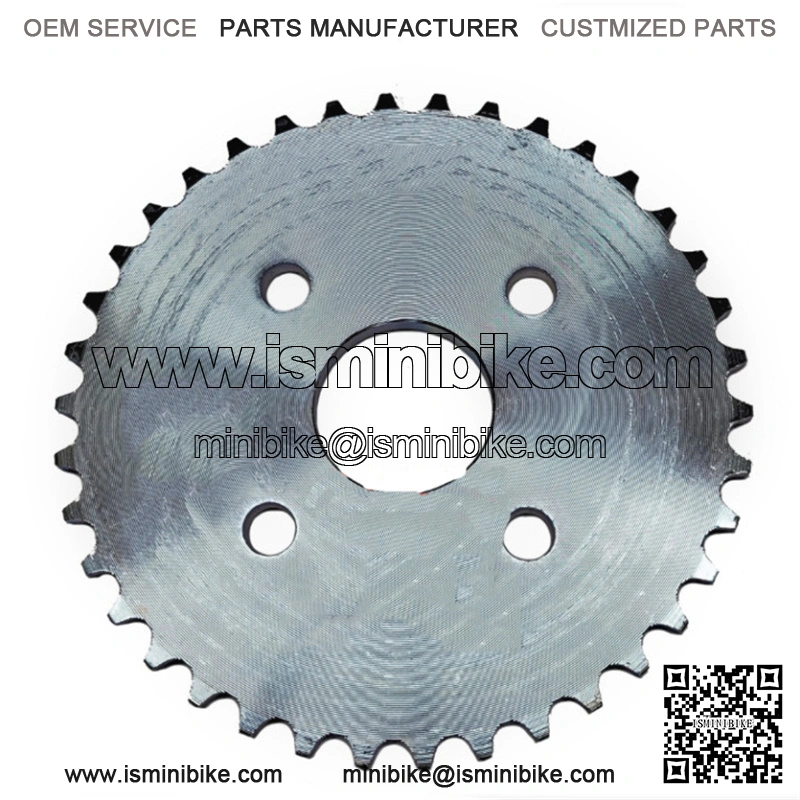 38T, 420 Chain Mini Bike Sprocket: Coleman, Baja Warrior, Trailmaster