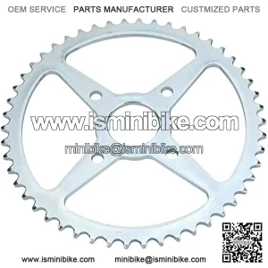 Upgrade 420 Chain 50 Tooth 40mm Rear Drive Sprocket for 212cc 196cc 6.5hp Coleman CT200U Trail BT200X CT200U-ex Baja Warrior Hensim MB165 Massimo Trailmaster MB200 Mini Bike Performance Parts