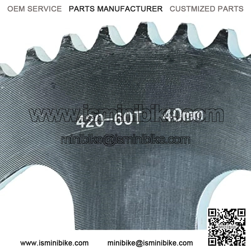 #40 41 420 Chain 60T Mini Bike Rear Drive Sprocket 40mm Bore for Coleman CT200U BT200X CT200U-EX Baja Warrior Heat Massimo MB165 MB200 196cc 200cc 6.5hp Powersports Mini Bike Silver Parts - Image 3
