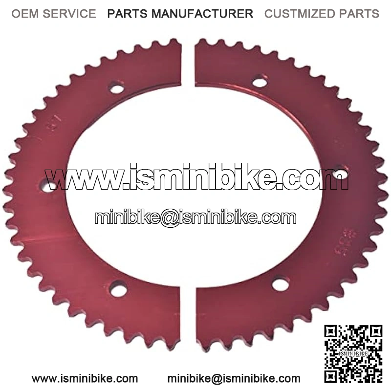 57T Split Sprocket Adapter with Sprocket for Universal Mini Bike Go Kart(Black) - Image 5