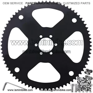 35 Chain 75 Tooth Rear Chain Sprocket cog Compatible with Coleman CT100U Trail Motovox MBX10 MBX11 MM-B80 Classic 1000w Electric Mini Bikes Go Kart Drift Trike Profile 6 Hole
