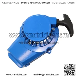 Arrancador de Tir??n de Motores para 47 49cc Mini Vespa de Azul conjunto del arrancador de arrastre