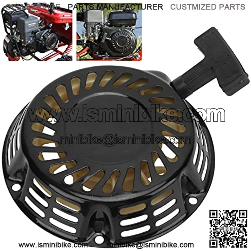 Pull Starters Replacement for CT200U Trail 200 196cc Mini Bike 5.5hp 6.5hp Generator Parts, Black Pull Start Starter Assembly - Image 2