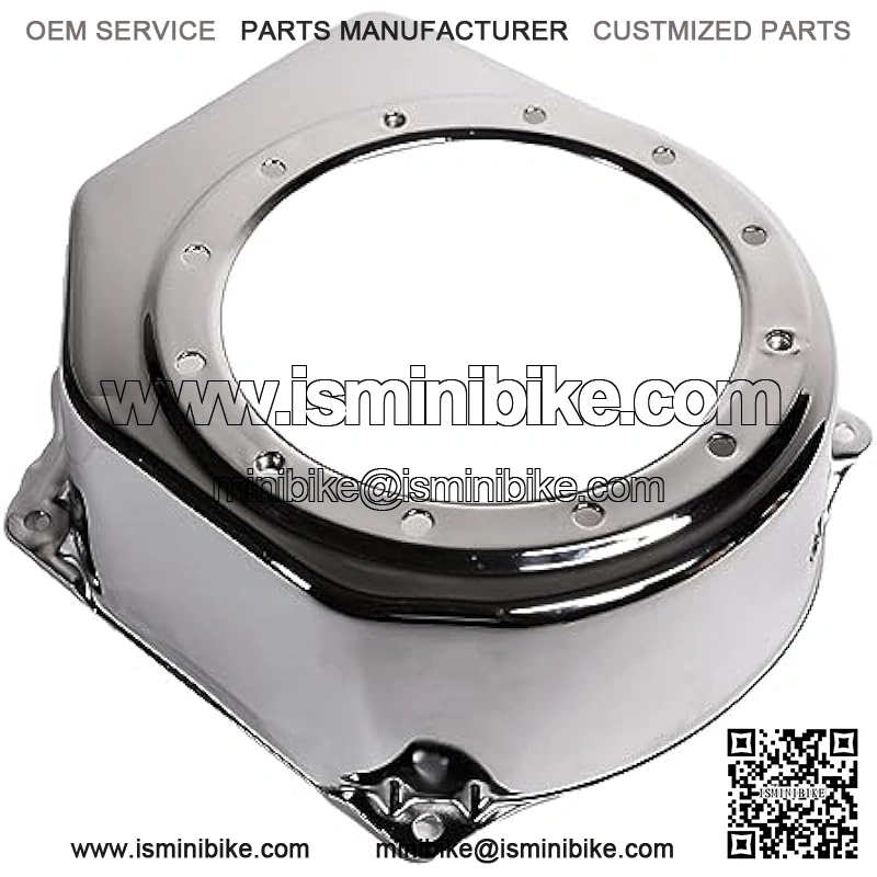 Mini bike Brilliant Chrome Kit Pull Start Recoil Starter Assembly w/Recoil Fan Cover Shroud Housing & 4L Stainless Steel Gas Tank kit - Image 3
