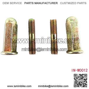 Exhaust Muffler Screw Bolt Nuts for GY6 50cc 70cc 90cc 110cc 125cc 150cc Scooter ATV Go Kart Moped Quad 4 Wheeler Dune Buggy Sandrail Taotao Sunl Coolster Jonway Roketa