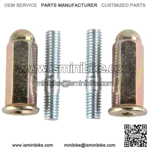 Muffler Nuts and Exhaust Bolts for GY6 50 cc 70cc 90 cc 110cc 125 cc 150cc Scooters ATVs Go Karts Moped ATV