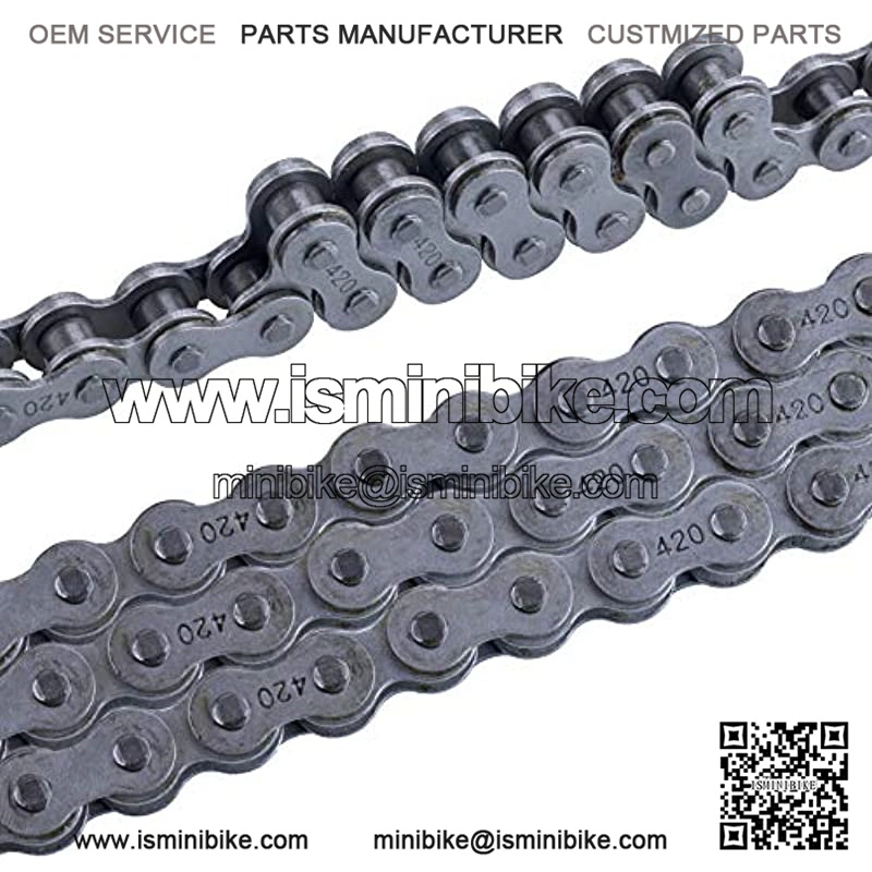 420 Motorcycle Chain 132 Link + Chain Breaker for 50cc 70cc 90cc 110cc 125cc Dirt Pit Bike ATV, Go Kart, Mini Bike, Scooter, Quad. - Image 2