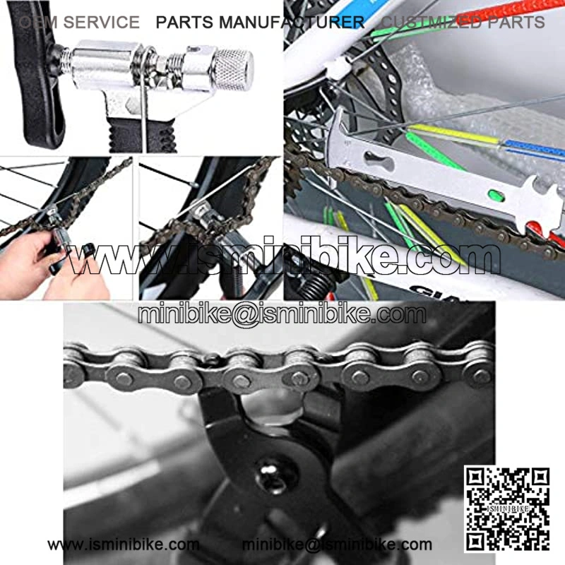 420 Motorcycle Chain 132 Link + Chain Breaker for 50cc 70cc 90cc 110cc 125cc Dirt Pit Bike ATV, Go Kart, Mini Bike, Scooter, Quad. - Image 4