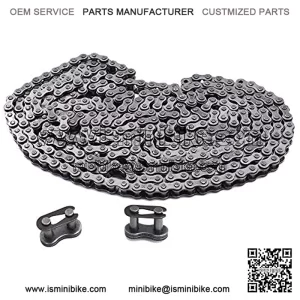 New #35 Roller Chain 10 Feet with 2 Connecting Links Fit for Go Kart Mini Bike