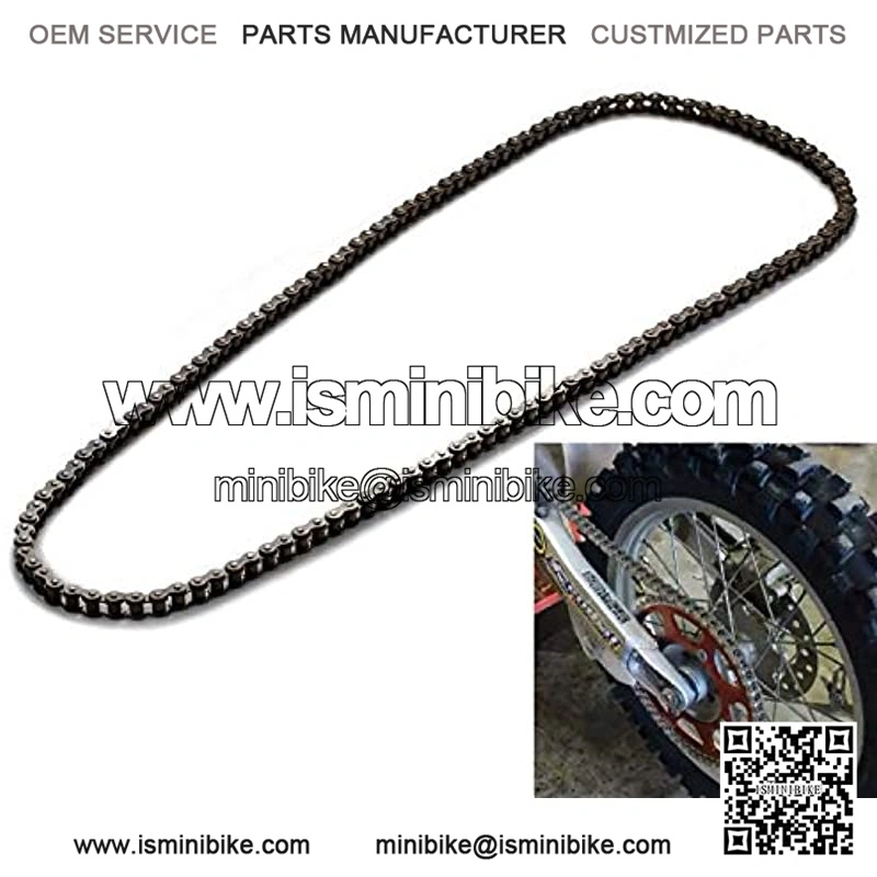 420 Motorcycle Chain - 420 Standard Roller Chain 132 Link + Chain Breaker for 110cc 125cc Dirt Pit Bike ATV Quad Go Kart Scooter Mini Bike - Image 5