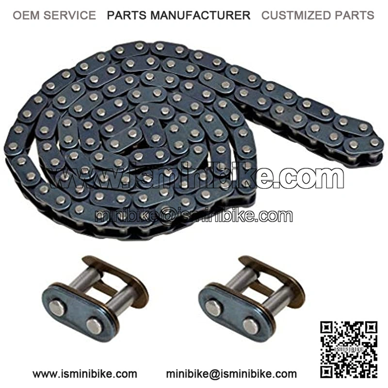 T8F Sprocket Chain With Spare Master Link for 2 Stroke 47cc 49cc Chinese Mini