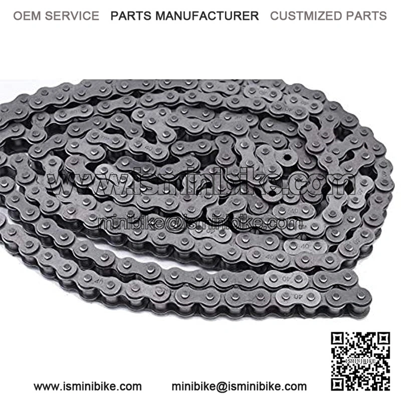 New #40 Roller Chain 10 Feet with 2 Connecting Links Fit for Go Kart and Mini Bike - Image 3