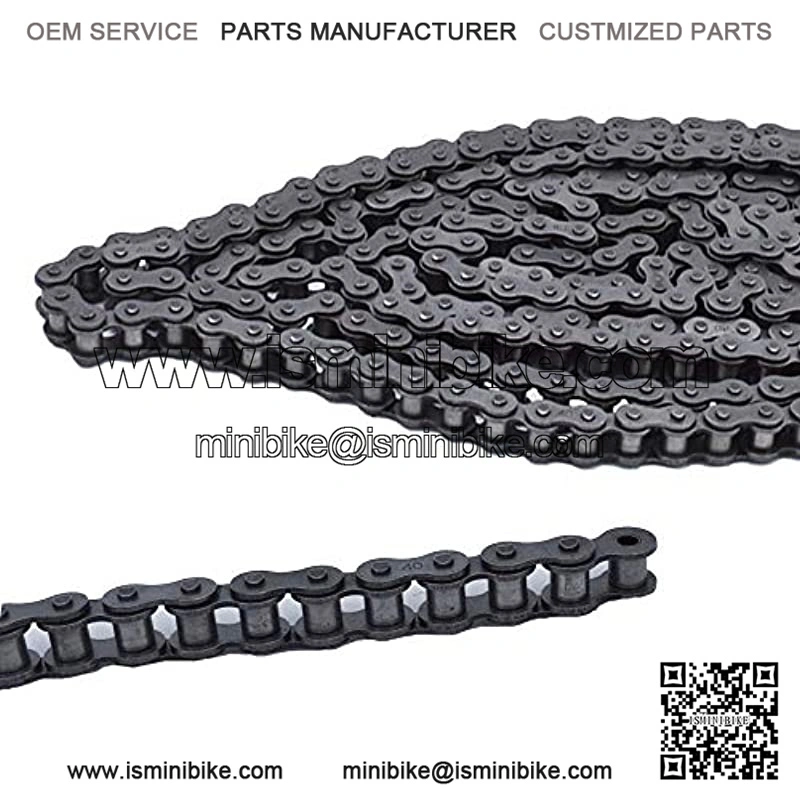 New #40 Roller Chain 10 Feet with 2 Connecting Links Fit for Go Kart and Mini Bike - Image 4