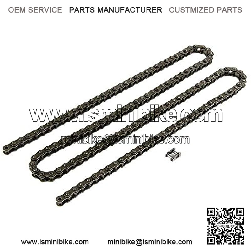 Replacement Drive Chain Compatible with Coleman CT100U 98cc 100cc 3HP Mini Trail Bike Part - Image 2