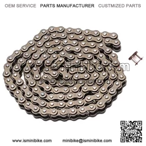 49cc Bike Chain 25H for Pocket 47cc ATV Pocket Mini Quad Dirt Bike 138 Link with Master Link