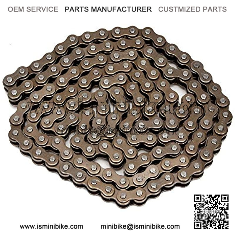 25H 138 Chain Links for 2 Stroke 47cc 49cc Pocket Bike Mini Bike Dirt Pit Bike Atv Quad