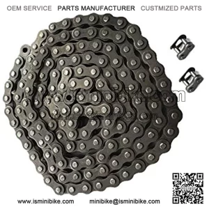 Size #35 140 Links Chain Compatible with Motovox Mini Bike MBX10 MBX11 79cc 97cc 212cc Replacement Chain