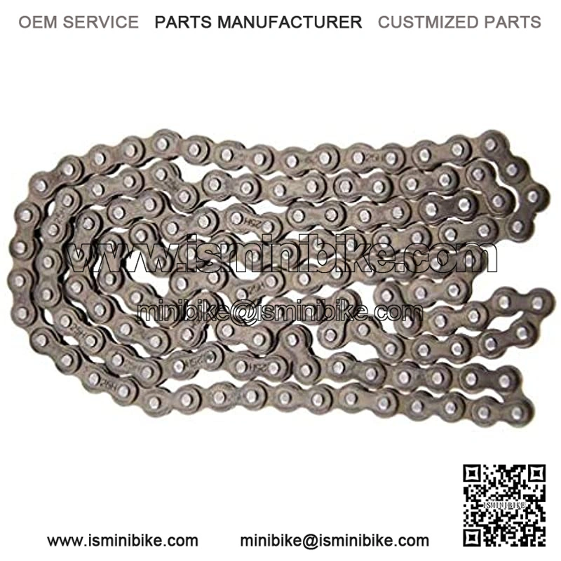 25H Chain 138 Link Replacement for 2 Stroke 47cc 49cc 50cc Pocket Bike Mini Bike Dirt Pit Bike ATV 4 Wheeler