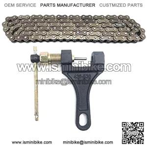 41 Roller Chain 3 Feet with 1 Connecting Links Go-Karts, Scooters and Mini Bikes