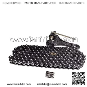420 Chain 132 Links with Chain Breaker for 50cc 70cc 90cc 110cc 125cc ATVs Dirt Bike Go Kart Mini Bike Scooter Pit Bike Quad