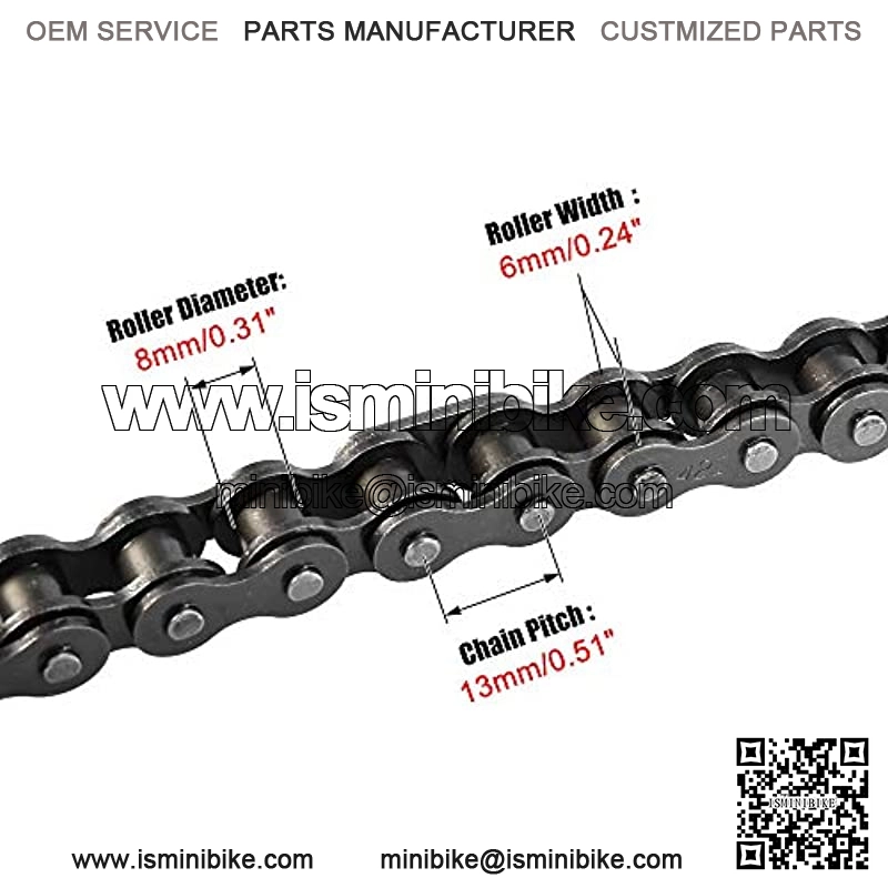 CYCLE 420 Roller Chain 132 Link with Chain Breaker for 110CC 125CC Dirt Pit Bike ATV Scooter Bike Quad Go Kart - Image 4