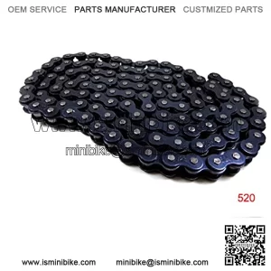 520 Chain 120 Links with Connecting Master Link for 150cc 250cc 300cc 350cc 400cc Motorcycle Dirt Bike ATV Quad Go Kart 4 wheeler Honda Yamaha Kawasaki Suzuki NST