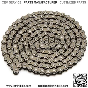 Motorcycle Chain, Akozon 25H 158Links Stainless Steel Chain Fits for 47cc 49cc Pocket Bike Mini Quad ATV Scooter 158Links Chain