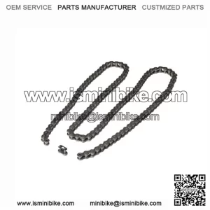 420 Open Loop Chain for ATVs, Dirt Bikes, Go-Karts, & Mini Bikes - 5 ft. with Master Link