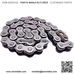for Coleman Mini Bike Ct200u Chain Fit Mb200 Bt200x Baja Warrior 420 Jackshaft (420-42L Rigid)