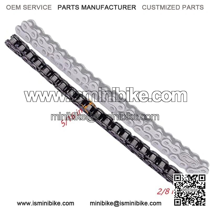 for Coleman Mini Bike Ct200u Chain Fit Mb200 Bt200x Baja Warrior 420 Jackshaft (420-42L Rigid) - Image 3