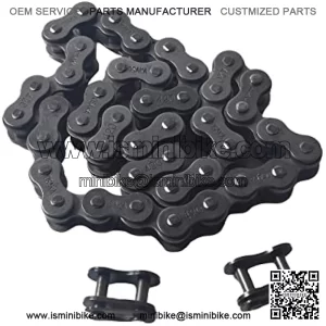 Front Jackshaft Drive Chain 420 42 Links Fit For Coleman CT200U CT200U-EX BT200X 196cc 6.5HP Mini Bike MB165 MB200 Baja Warrior Heat Mini Baja Motorsports