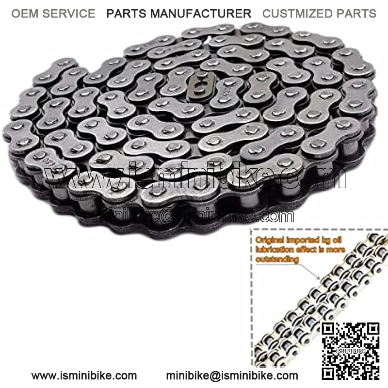Mini Bike Rear Chain Fits Coleman CT200U CT200U-EX BT200X Mini Bike Chain MB200 MB165 Baja Warrior Heat Mini Baja Motorsports+Chain Adjuster (#420 Chain 90 Link) - Image 3