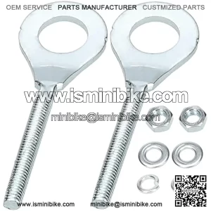15mm Chain Adjuster Tensioner for 196cc 6.5HP Coleman CT200U CT200u-ex Massimo MB200 Baja Warrior MB165 MBX10 MBX11 Mini Bike 50cc-125cc CRF50 CRF70 XR70 XR80 Dirt Pit Bike Motorcycle ATV 2 Pcs