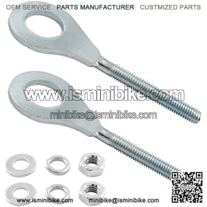 2Pcs 0.59 inch Chain Axle Adjuster Tensioners for Motorcycle HONDA XR/CRF 50 70 80 100 (15mm)