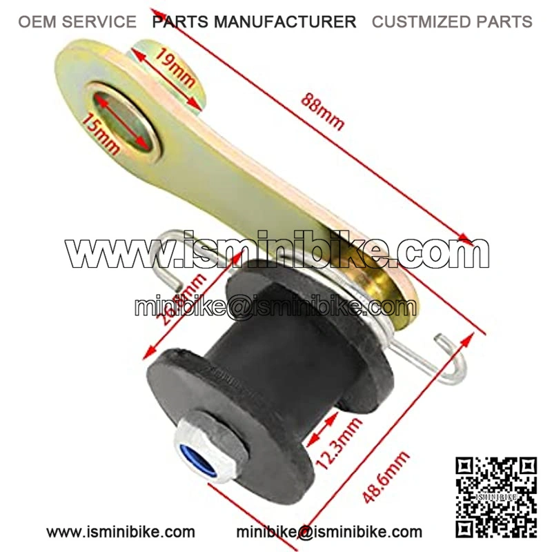 Heavy Duty Chain Roller Tensioner w/Spring 110cc 125cc 140cc Chain Tensioner - Image 2