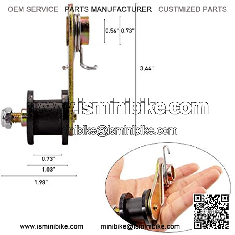 Chain Tensioner Heavy Duty Chain Roller Tensioner Adjuster Spring Compatible with 110cc 125cc 140cc Dirt Pit Mini Bike ATV QUAD 1Pcs - Image 4