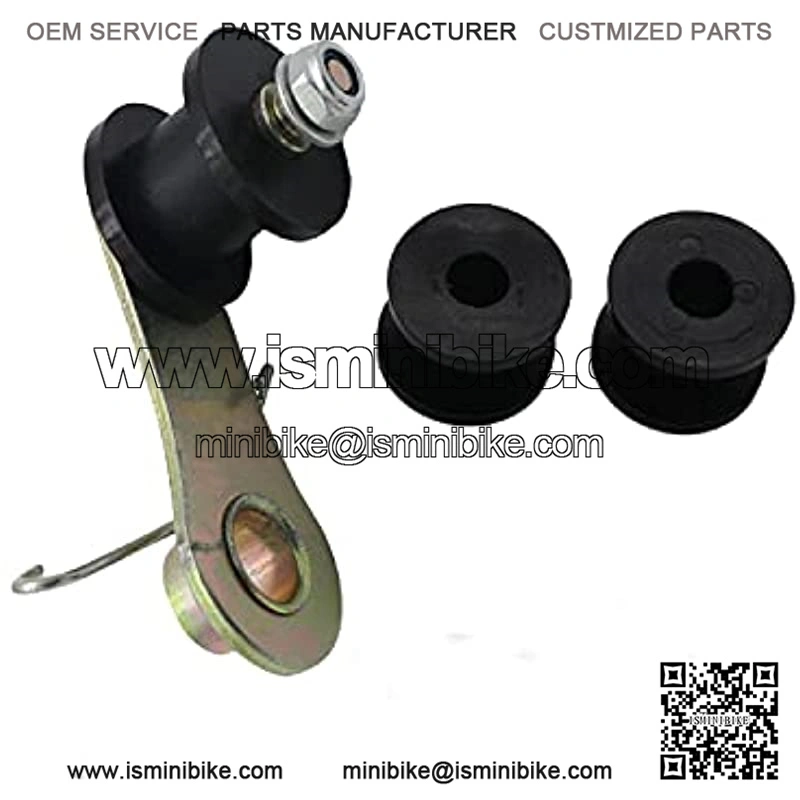 Chain Tensioner with Spring And Three Rollers Heavy Duty Chain Roller Tensioner Compatiable with 110CC 125CC 140CC Dirt Pit Mini Bike Motorcycle ATV
