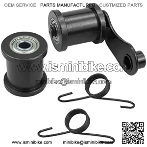 Chain Tensioner with 1-3/4 Inch Roller Fit for 212cc 196cc 6.5Hp Coleman Powersports CT200U Trail CT200U-EX BT200X Hensim Baja Heat Warrior MB165 TrailMaster MB200 Mini Bike Parts Motorsports