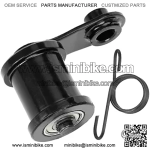 Chain Tensioner with 1-3/4" Roller for Coleman Powersports CT200U Trail 200 BT200X CT200U-EX Mini Bike Baja Warrior MB165 MB200 Massimo TrailMaster Predator 212cc 196cc 6.5hp Motor Black Parts