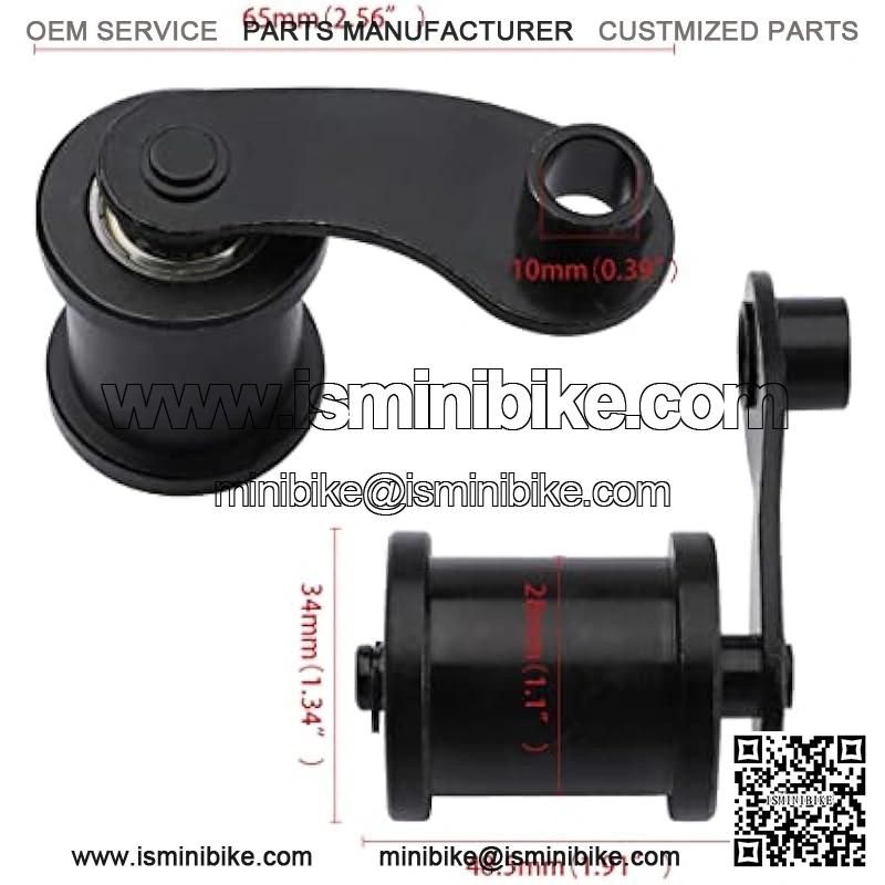 Chain Adjuster Tensioner with 1-3/4" Roller or Powersports 212cc 196cc 6.5Hp CT200U Trail CT200U-EX BT200X Hensim Baja Heat Warrior MB165 Massimo TrailMaster Powersports MB200 Falcon - Image 2