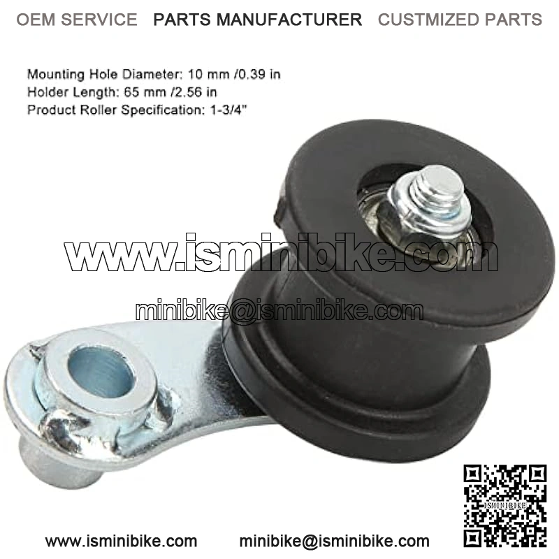 Chain Tensioner with 1-3/4" Roller for 196cc 6.5HP Massimo MB200 Hensim Baja Heat Warrior MB165 MB200 Coleman Ct200u Falcon 200 Mini Bike Motorsports - Image 2