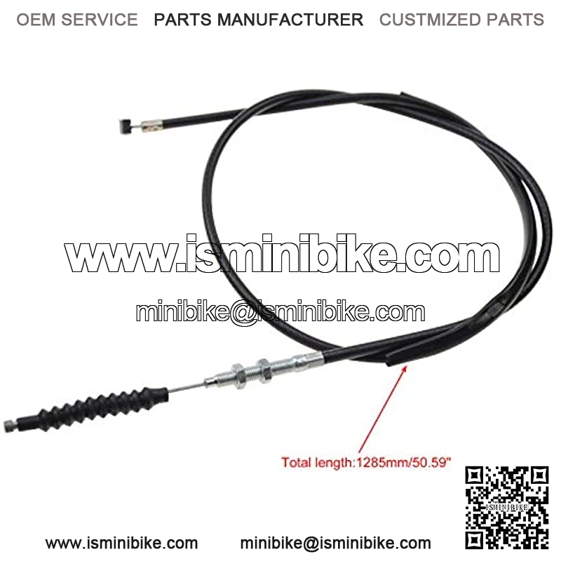 50.59" Clutch Cable with Adjuster Replacement for 200cc 250cc Dirt Pit Bike ATV 4 Wheeler Quad Dune Buggy Go Kart - Image 2