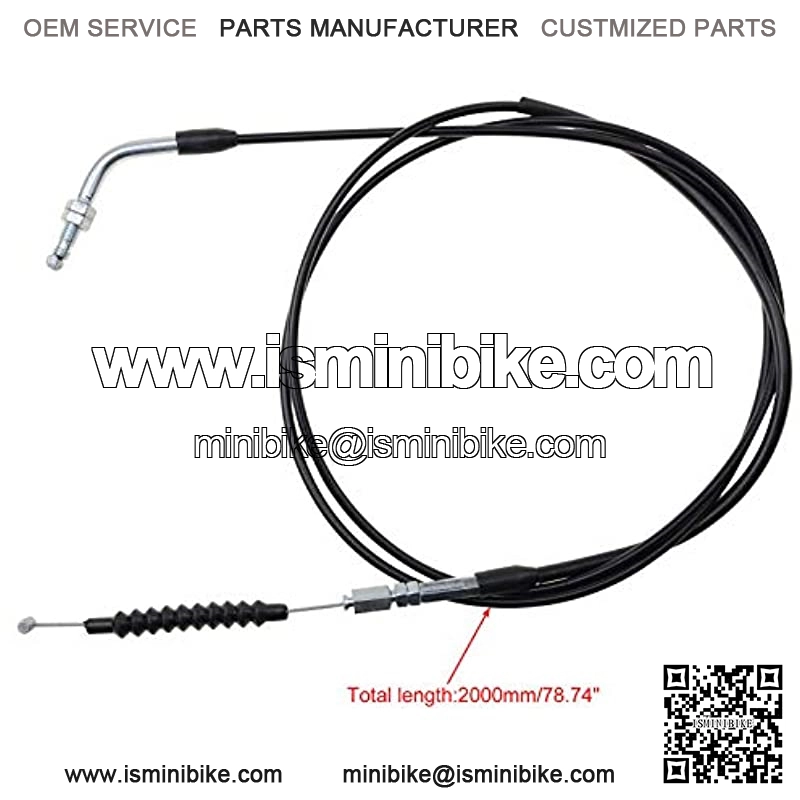 78.74" Throttle Cable Replacement for 150cc 200cc 250cc Sunl Roketa JCL Dune Buggy ATV 4 Wheeler Quad Go Kart - Image 2