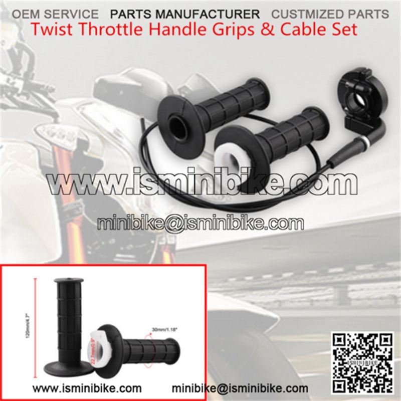Twist Throttle Handle & Cable Set for 7/8" 50 150 250cc Mini Bike ATV Quad