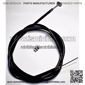 Go Kart Mini Bike Brake Cable 64" long with 3/8" barrel & Wire Stop.