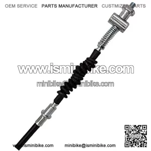63" Rear Drum Brake Cable for 196cc 200cc 5.5HP 6.5HP Coleman Trail CT200U CT200U-EX BT200X MB200 Heat Warrior Mini Bike ATV Scooter Dirt Bike
