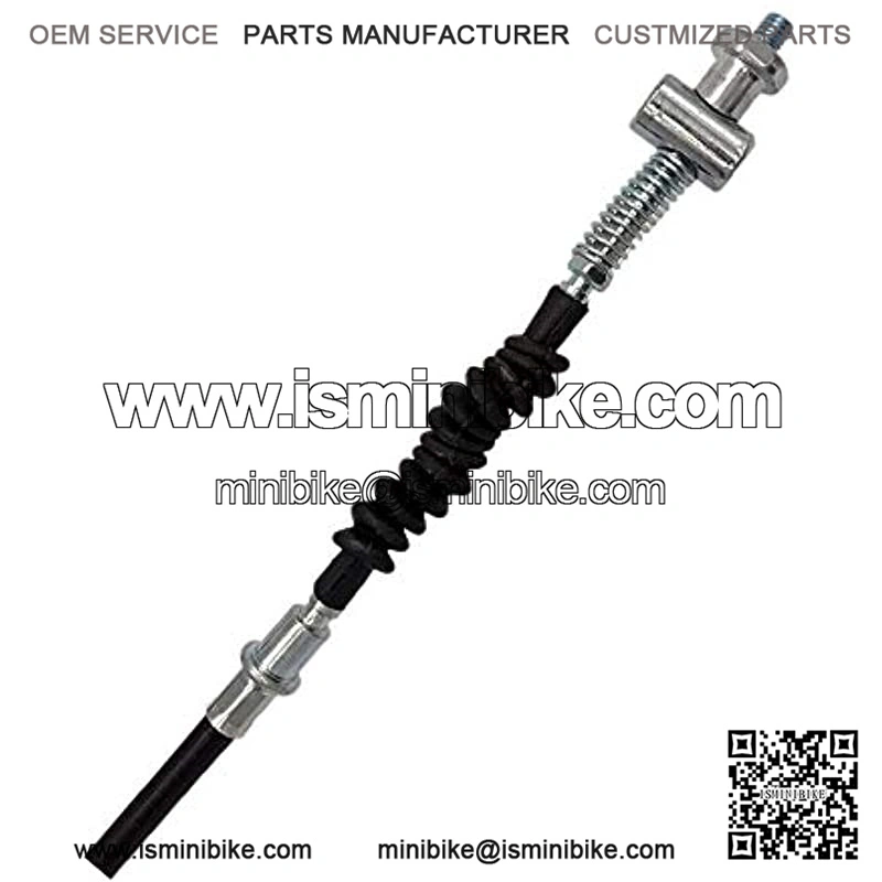 63" Rear Drum Brake Cable for 196cc 200cc 5.5HP 6.5HP Coleman Trail CT200U CT200U-EX BT200X MB200 Heat Warrior Mini Bike ATV Scooter Dirt Bike